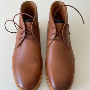 Clarks Mens Atticus Limit Tan Leather Boots Sz 11